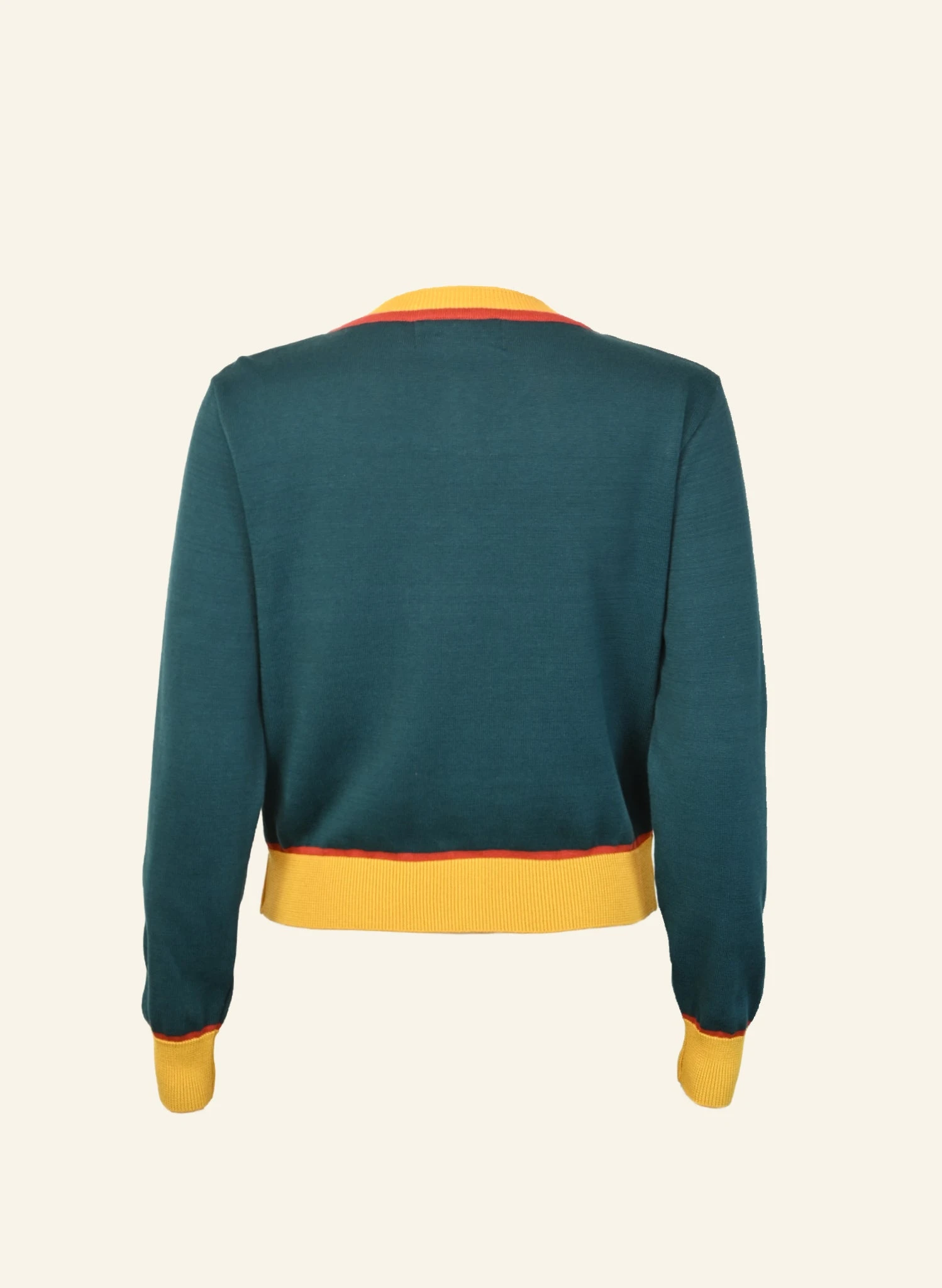 Vera - Teal Squirrel Cardigan 4 Vera - Teal Squirrel Cardigan - Image 4