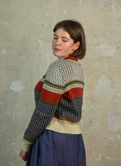 Vera Cardigan - Multi Geometric Fairisle 13 Vera Cardigan - Multi Geometric Fairisle -Palava Sale Store VeraGeometriccardigan 3
