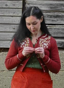 Vera - Burgundy Berries Cardigan 6 Vera - Burgundy Berries Cardigan -Palava Sale Store Vera Burngudy Berries website 2