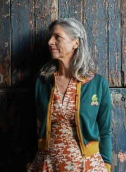 Rita Long-sleeve - Rust Chanterelle Dress 9 Rita Long-sleeve - Rust Chanterelle Dress -Palava Sale Store Vera Teal Squirrel website 2