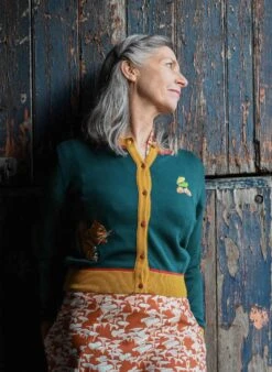 Vera - Teal Squirrel Cardigan 7 Vera - Teal Squirrel Cardigan -Palava Sale Store Vera Teal Squirrel website 3