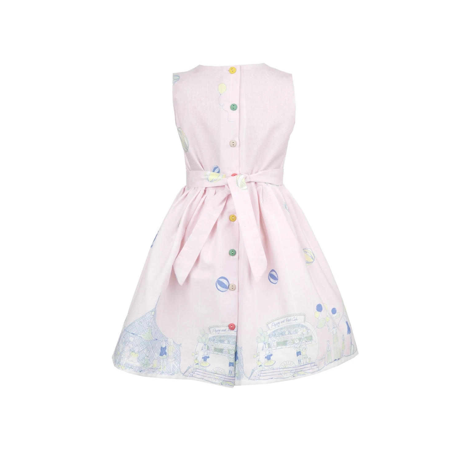 Penny Children's Dress - Pink Circus 2 Penny Children's Dress - Pink Circus - Image 2