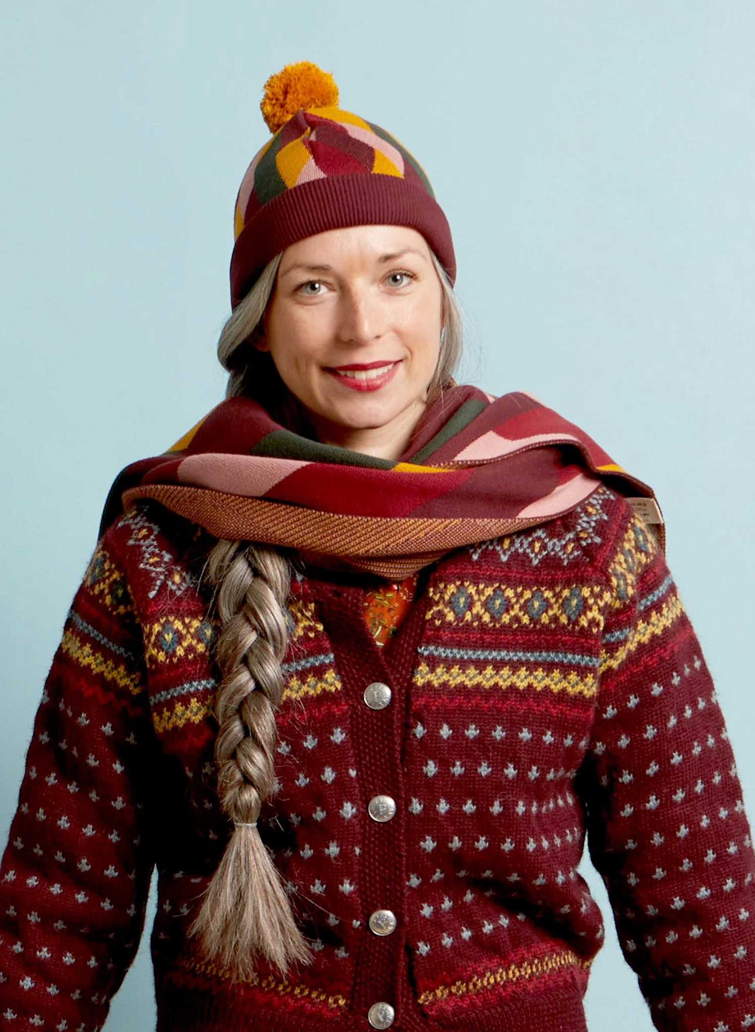 Knitted Hat - Kaleidoscope 4 Knitted Hat - Kaleidoscope - Image 4