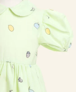 Archive Poppy - Alice Dress - Green Fruit -Palava Sale Store alice fruit green details