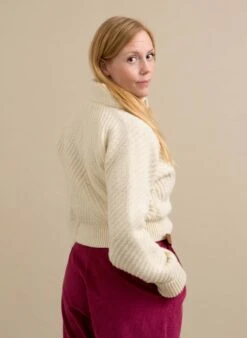 Betty - Heritage Knitwear Cream Cardigan - 100% British Wool -Palava Sale Store betty heritage cream 4