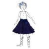Baby Petticoat - Navy Blue