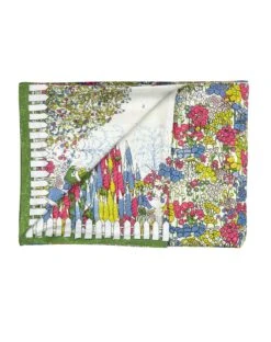 Single Duvet Cover - Cream Flower Garden/Chelsea Flower Show