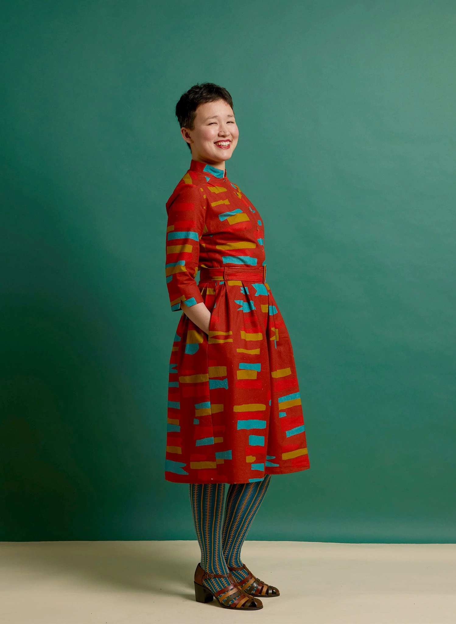 Cynthia Dress - Rust Red Archive 4 Cynthia Dress - Rust Red Archive - Image 4