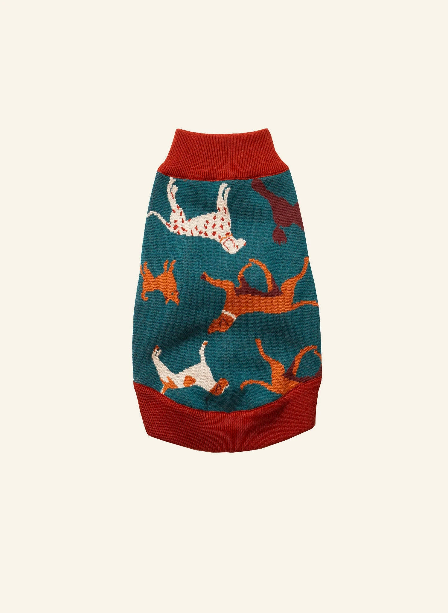 Rodney Dog Jumper - Teal Woof 2 Rodney Dog Jumper - Teal Woof - Image 2