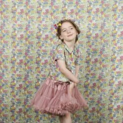 Edna Girl's Blouse - Cream Flower Garden -Palava Sale Store edna blouse 3