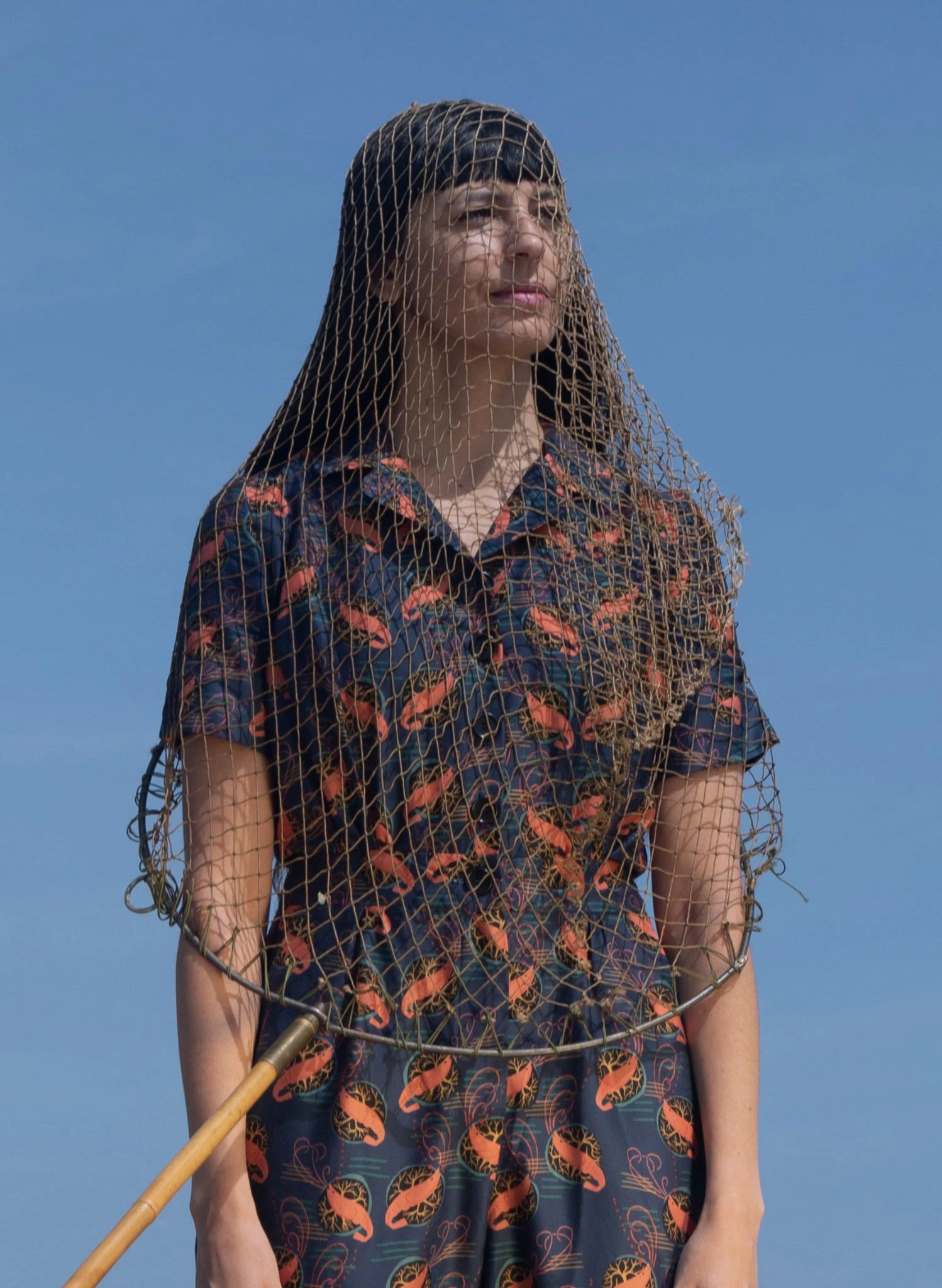 Francesca Long Jumpsuit - Navy Prawn Cocktail 8 Francesca Long Jumpsuit - Navy Prawn Cocktail - Image 8