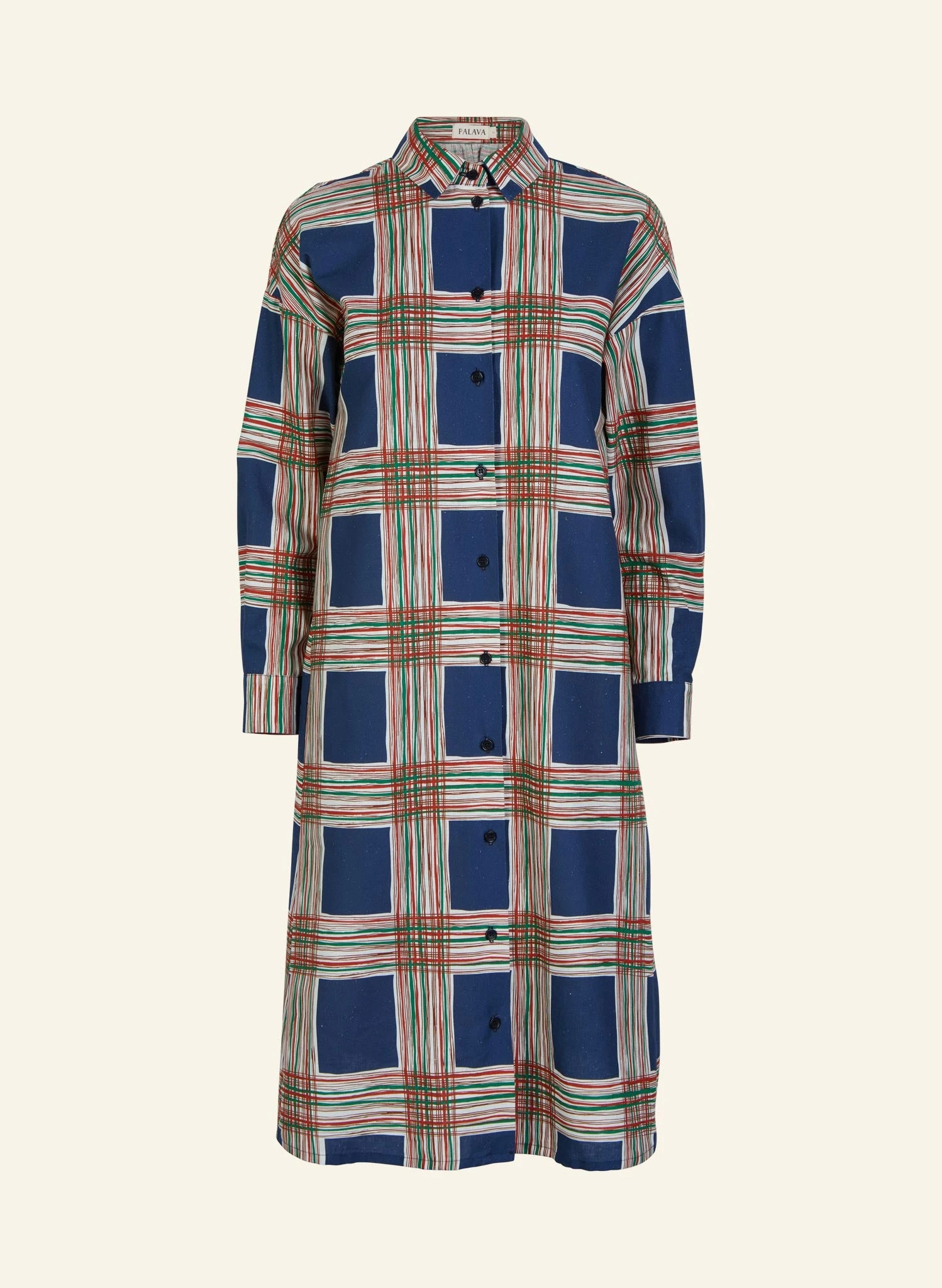 Izzy Shirt Dress - Navy Check 1 Izzy Shirt Dress - Navy Check