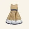 Martha Children's Dress - Gold Delicatessen