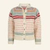 Heritage - 100% British Wool Cardigan - Molly Cream