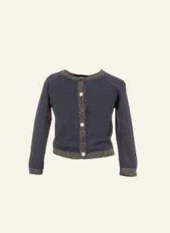Children's Classic Cardigan - Sparkly Navy