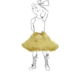Children's Petticoat - 1-2 Years - Mustard
