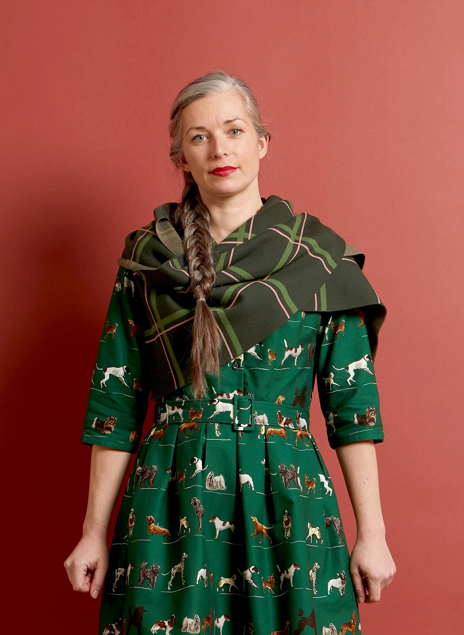 Knitted Scarf - Green Tuck Shop 3 Knitted Scarf - Green Tuck Shop - Image 3