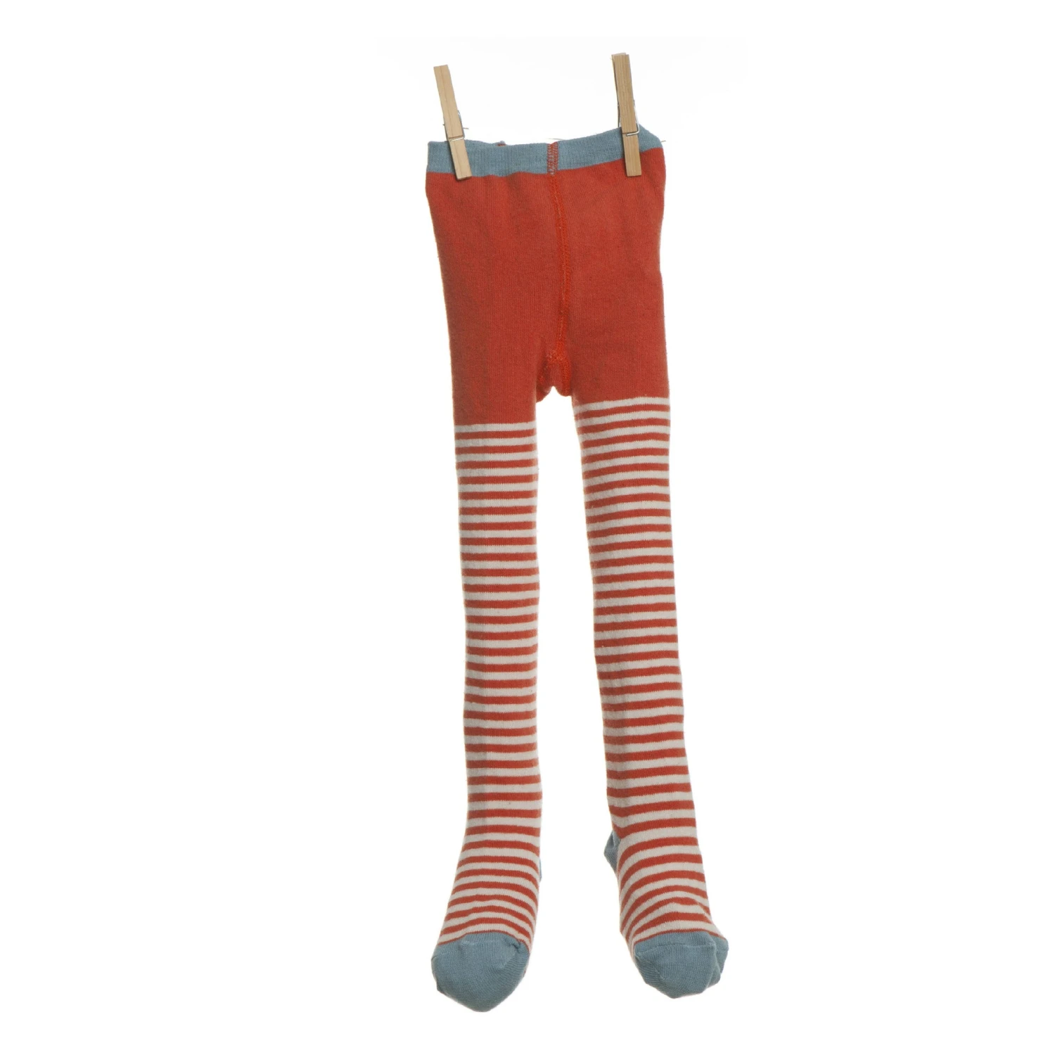 Baby / Toddler Tights - Orange/Cream Stripe