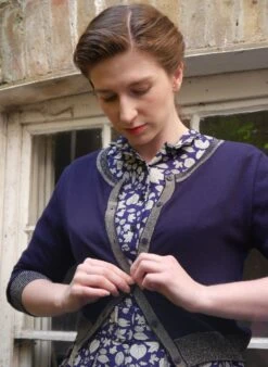 Vera Cardigan - Navy Sparkly -Palava Sale Store vera sparkly navy image 1